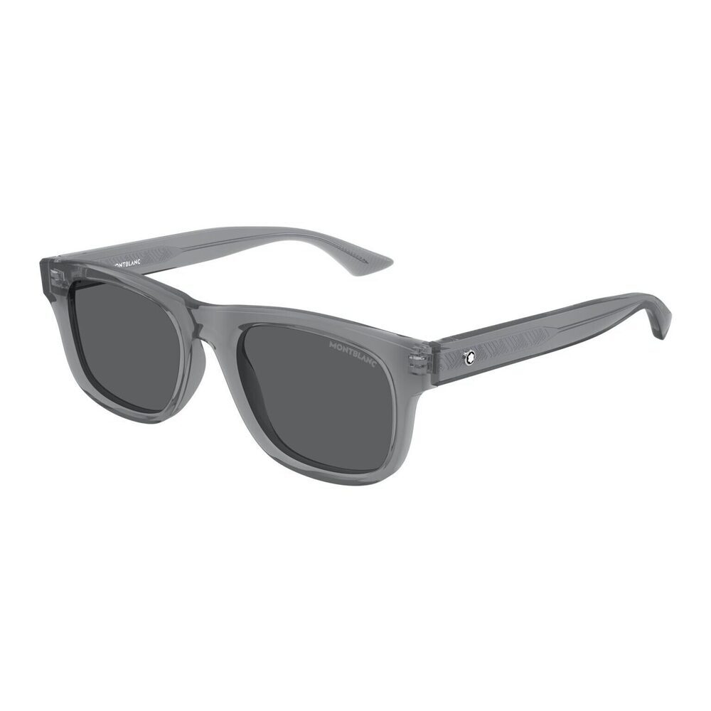 Mont Blanc MB0421S Sunglasses Grey Acetate Square